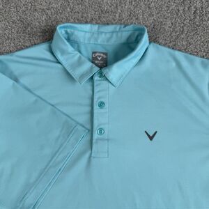 CALLAWAY Opti-Dri Golf Polo Shirt Performance Stretch Mens Striped Size XL